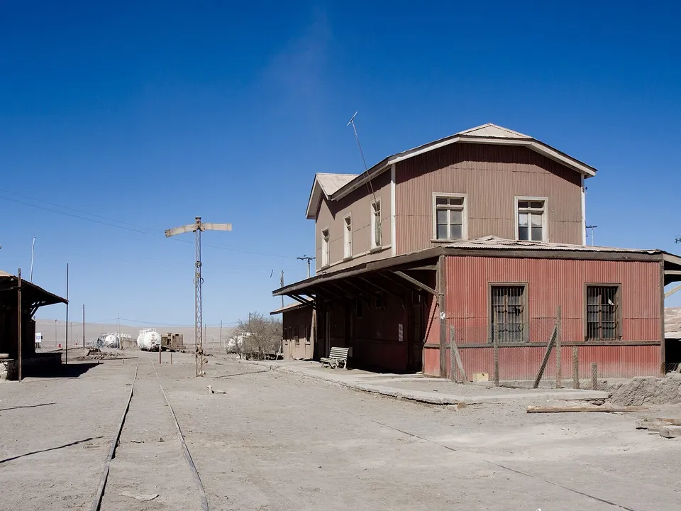 Estación de ferrocarril de Baquedano, comuna de Sierra Gorda